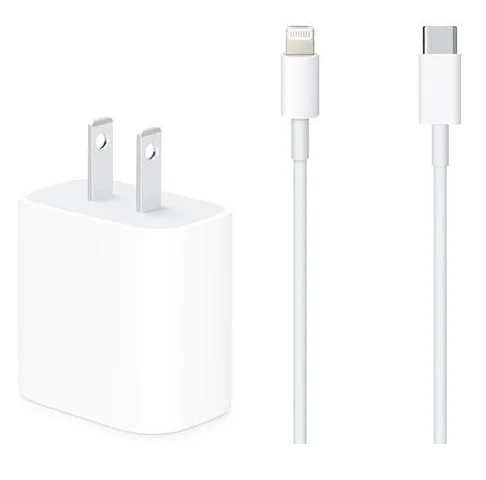 شارژر اورجینال آیفون Apple iphone 11 pro max همراه با کابل لایتنینگ