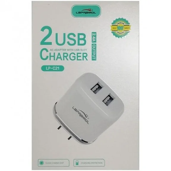 شارژر لاپرامول مدل LP-C21 به همراه کابل اندروید