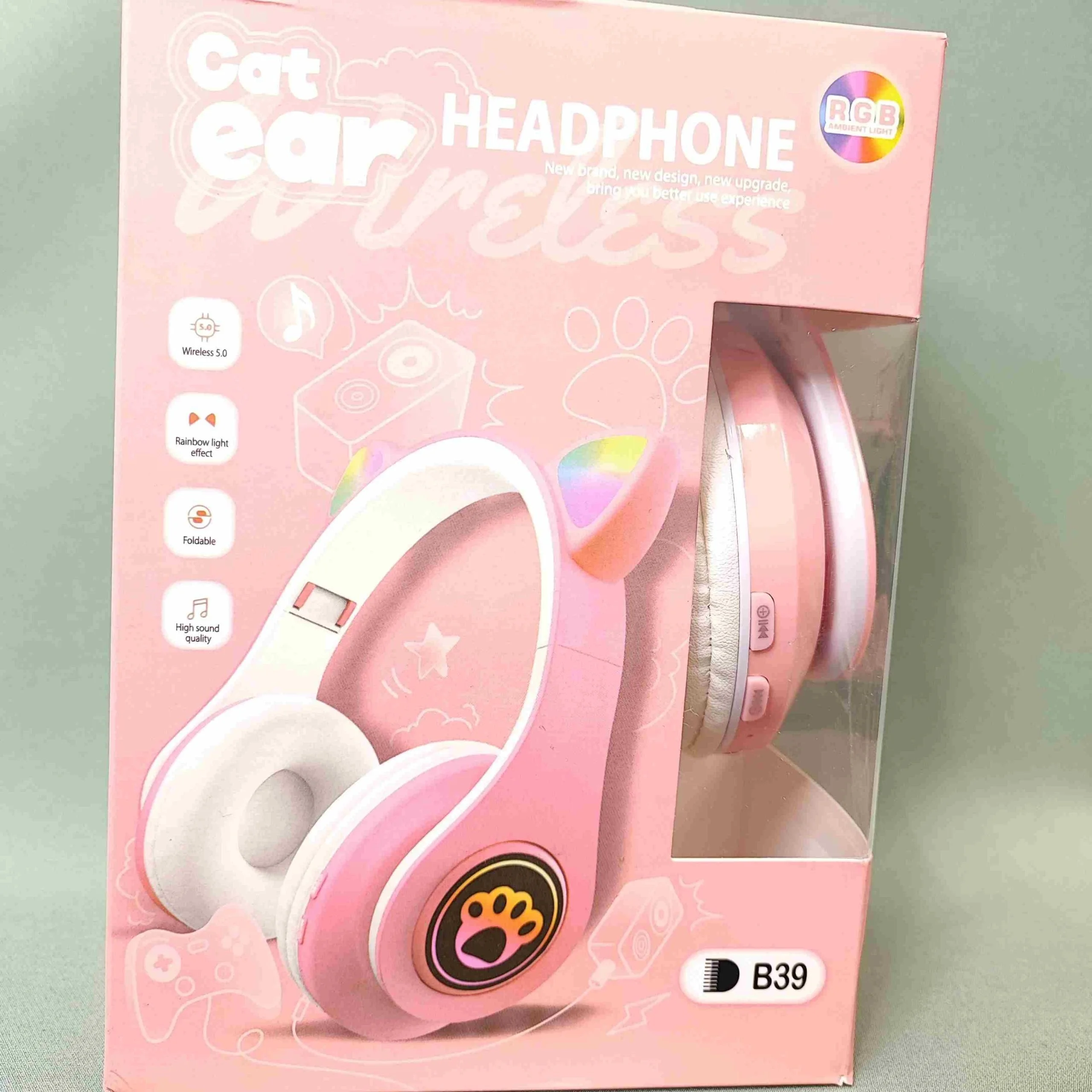 هدفون گوش گربه ای بی سیم Cat Ear مدل B39