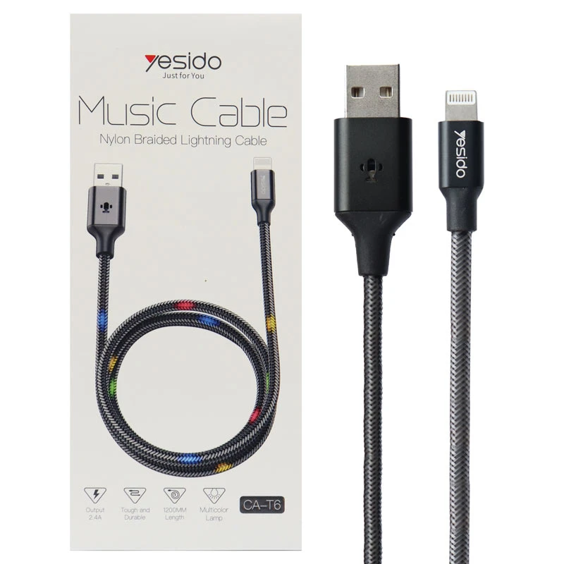 کابل تبدیل USB به لایتنینگ یسیدو مدل CA-T6