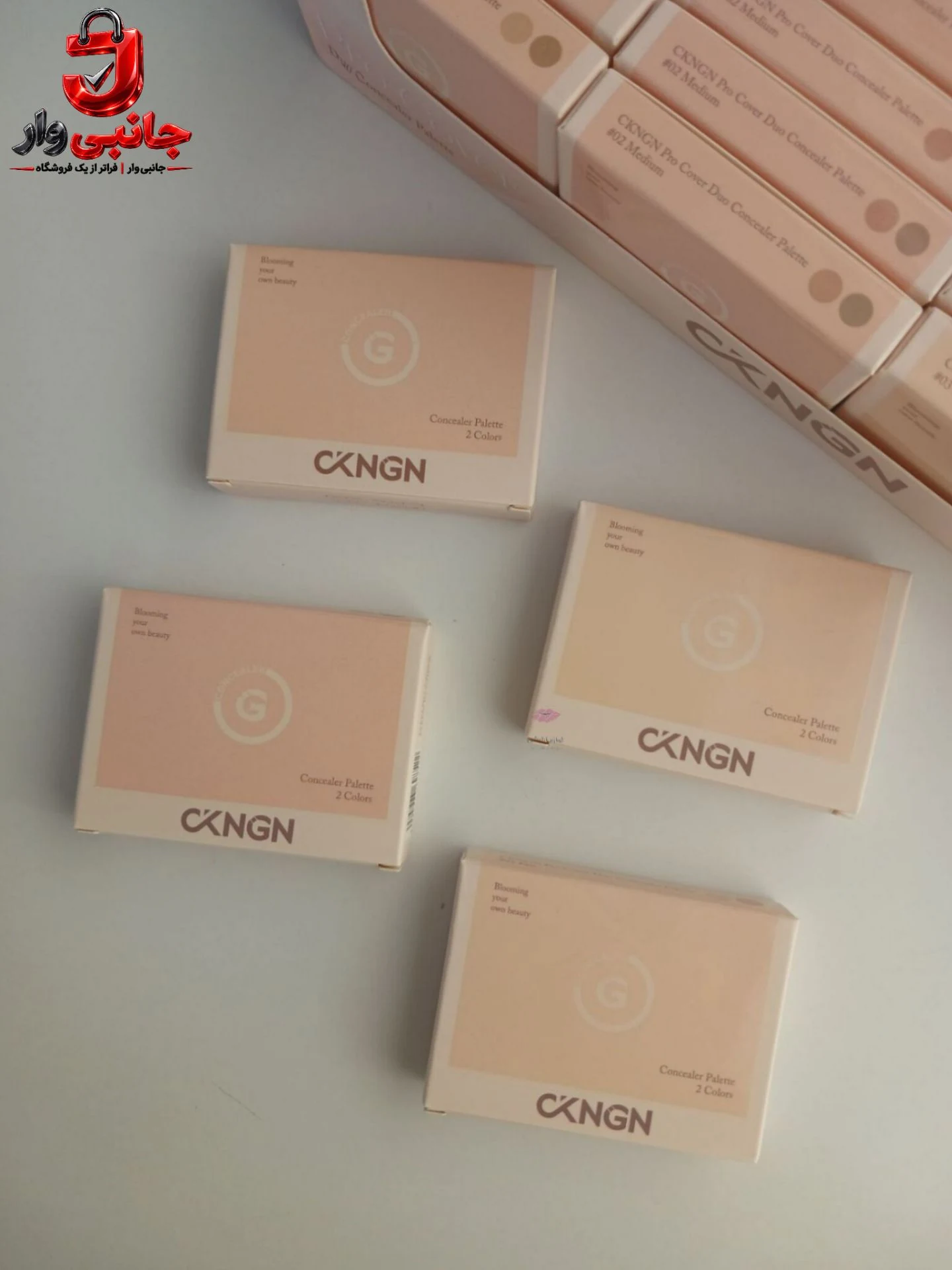 پالت کانسیلر دو رنگ CKNGN